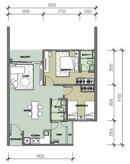 The Raffles Suites - Floor Plan - iProperty.com.my