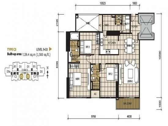 KSL D'Esplanade Residence - Floor Plan - iProperty.com.my