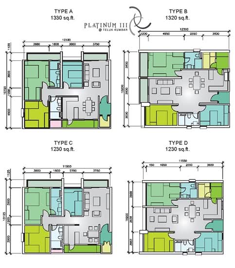 Platinum III - Floor Plan - iProperty.com.my