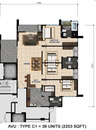 D'suria Condominium - Floor Plan - iProperty.com.my
