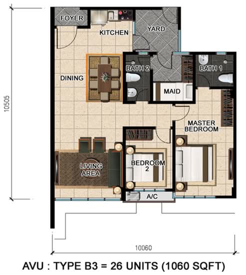D'suria Condominium - Floor Plan - iProperty.com.my