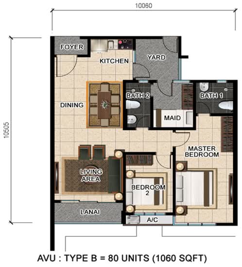 D'suria Condominium - Floor Plan - iProperty.com.my