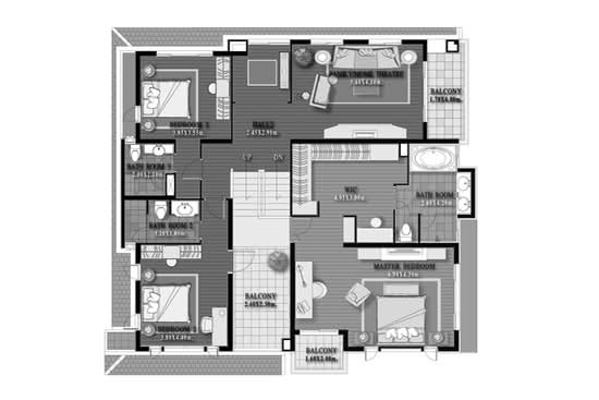 Baan Sansiri Sukhumvit 67 - Floor Plan