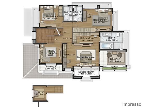 Nantawan Bangna Km.7 : นันทวัน บางนา กม.7 - Floor Plan