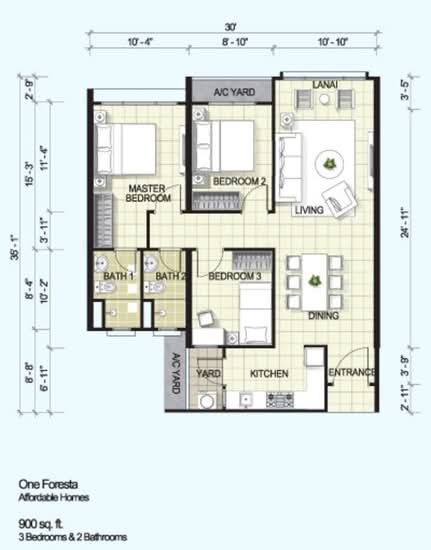 One Foresta - Floor Plan - iProperty.com.my