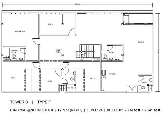 D'Inspire Residence (Inspira Bestari) - Floor Plan - iProperty.com.my