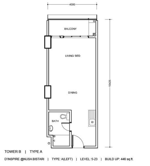 D'Inspire Residence (Inspira Bestari) - Floor Plan - iProperty.com.my