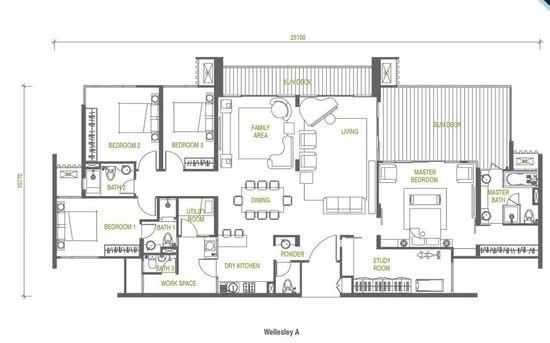 Wellesley Residences - Floor Plan - iProperty.com.my