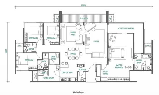Wellesley Residences - Floor Plan - iProperty.com.my