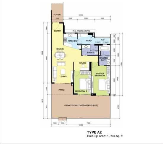Molek Pine 3 - Floor Plan - iProperty.com.my