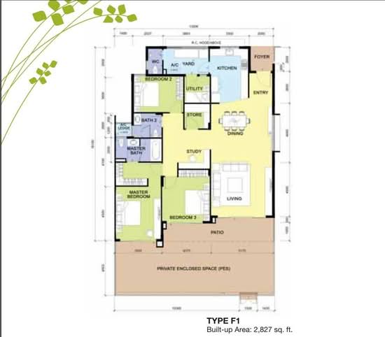Molek Pine 3 - Floor Plan - iProperty.com.my