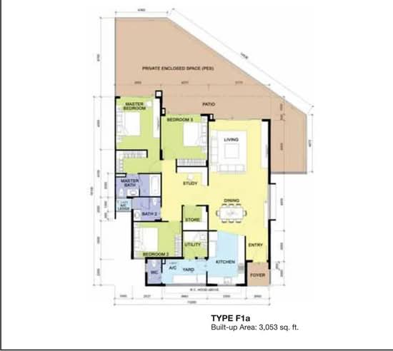 Molek Pine 3 - Floor Plan - iProperty.com.my