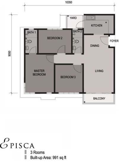 LakeView Residency - Floor Plan - iProperty.com.my