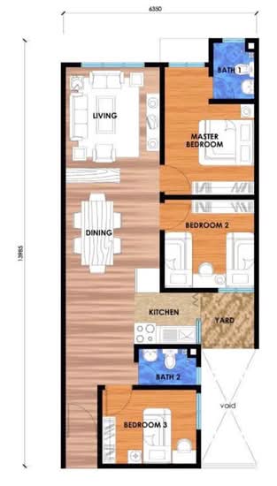Lumayan Apartment (Bdr Tasik Permaisuri) - Floor Plan - iProperty.com.my