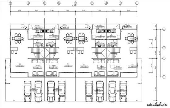 Boonfa Grand Home 2 : บุญฟ้าแกรนด์โฮม 2 - Floor Plan
