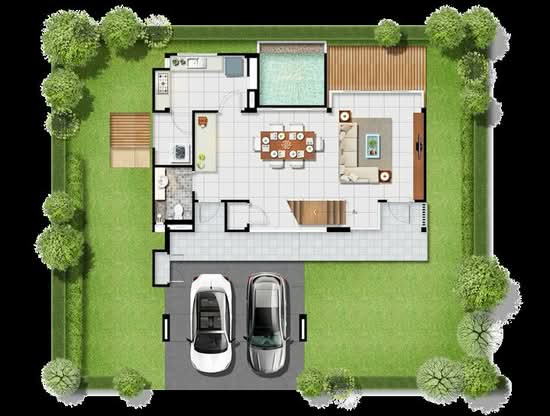 Ploenchit Collina : เพลินจิต คอลลิน่า - Floor Plan