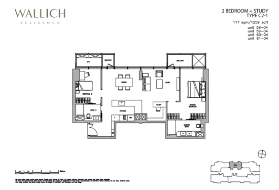 Wallich Residence - Floor Plan