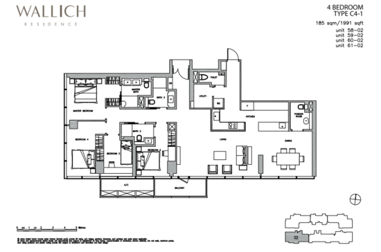 Wallich Residence - Floor Plan