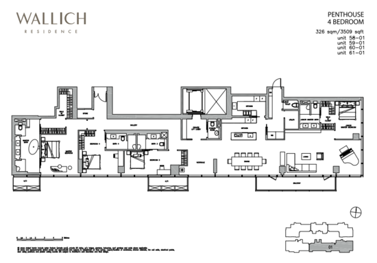 Wallich Residence - Floor Plan