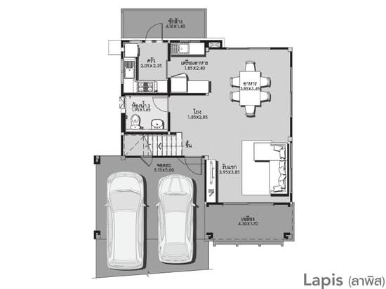 Baan Nantawan Srinakarin : บ้านนันทวัน ศรีนครินทร์ - Floor Plan