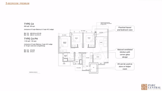 Parc Central Residences - Floor Plan