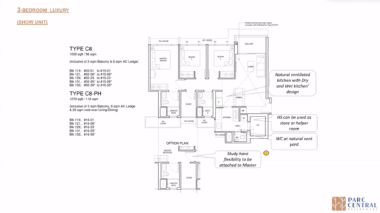 Parc Central Residences - Floor Plan