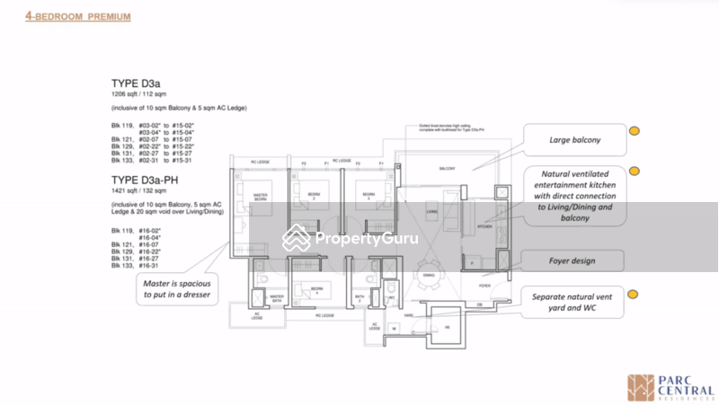 For Rent Parc Central Residences
