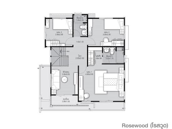 Baan Pruklada Suvarnabhumi - Floor Plan