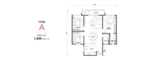 Duduk Se.Ruang @ Eco Sanctuary - Floor Plan - iProperty.com.my