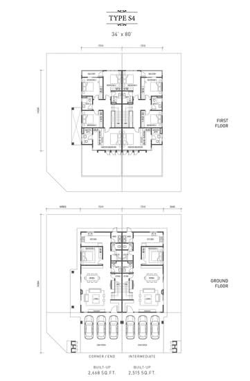 Norton Garden Semi D @ Eco Grandeur - Floor Plan - iProperty.com.my