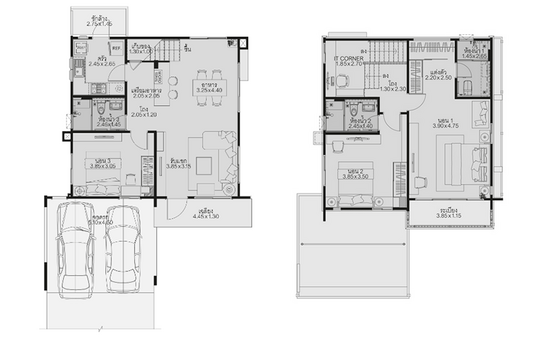 Mantana Motorway-New Krungthepkreetha : มัณฑนา มอเตอร์เวย์-กรุงเทพกรีฑาตัดใหม่ - Floor Plan