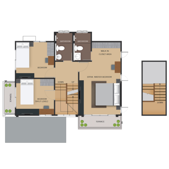 Villa Nova Teparak - Floor Plan