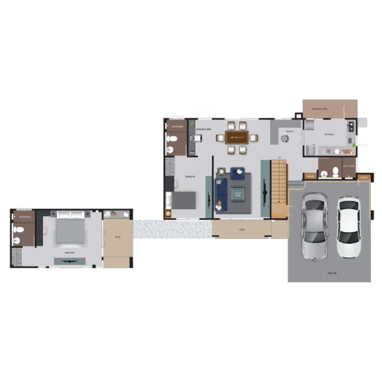 Villa Nova Teparak - Floor Plan