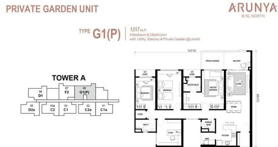 Arunya @ KL North - Floor Plan - iProperty.com.my