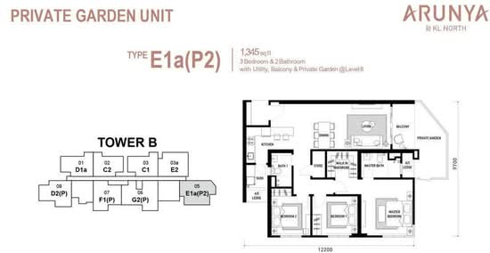 Arunya @ KL North - Floor Plan - iProperty.com.my