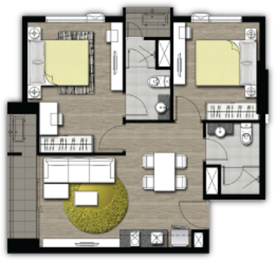 Grene Chaengwattana : กรีเน่ แจ้งวัฒนะ - Floor Plan