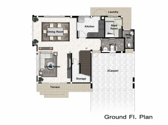 Perfect Place Ramkhamhaeng-Suvannabhumi 2 : เพอร์เฟค เพลส รามคำแหง-สุวรรณภูมิ 2 - Floor Plan