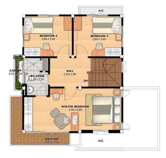 Perfect Place Ramkhamhaeng-Suvannabhumi 2 : เพอร์เฟค เพลส รามคำแหง-สุวรรณภูมิ 2 - Floor Plan