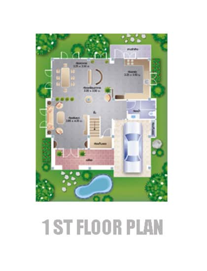 K.C. Garden Home - Floor Plan