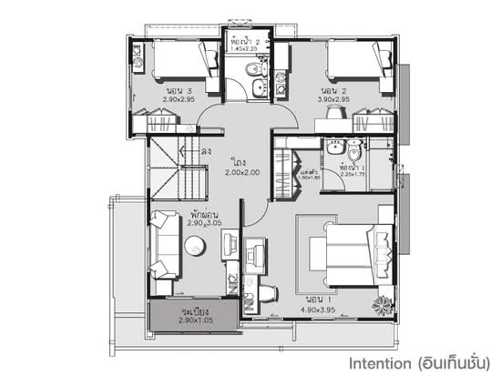 Sivalee Bangna : บ้านสีวลี บางนา - Floor Plan