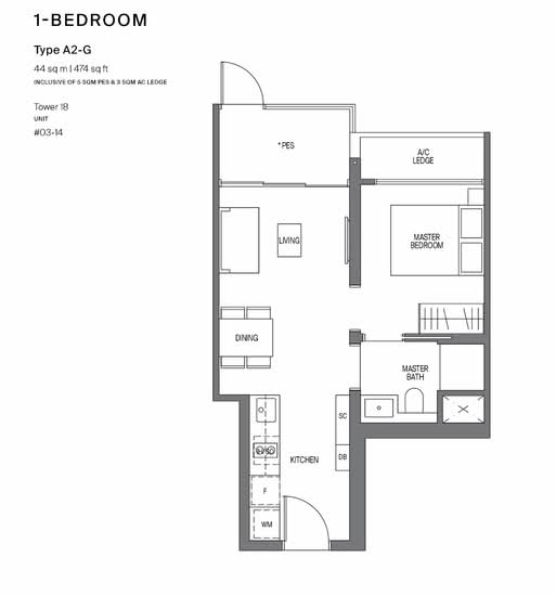 Midtown Modern - Floor Plan