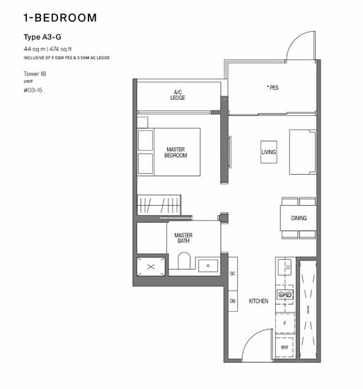 Midtown Modern - Floor Plan