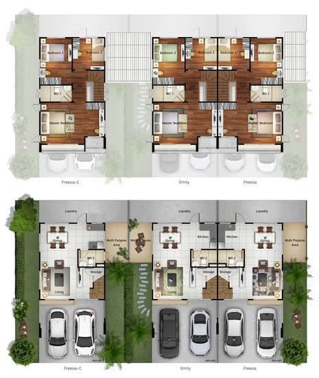 Natura Sukhumvit – Praksa : เนเชอร่า สุขุมวิท – แพรกษา - Floor Plan