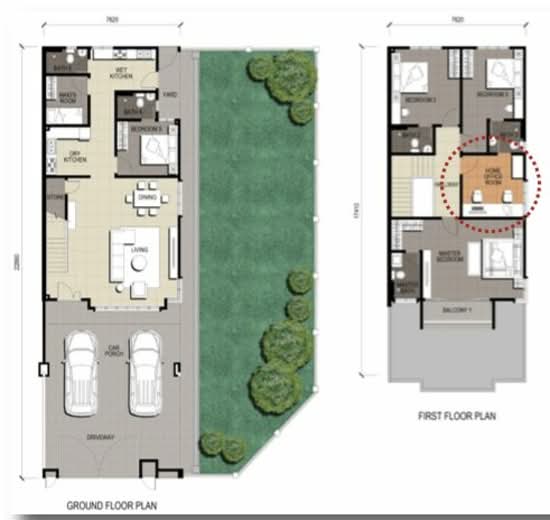Pisonia Ville (Pac 3), Bandar UDA Utama - Floor Plan - iProperty.com.my