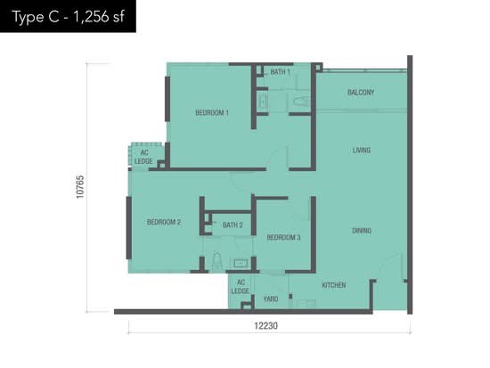 Pavilion Service Residence - Floor Plan - iProperty.com.my