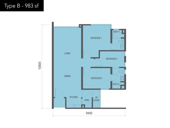 Pavilion Service Residence - Floor Plan - iProperty.com.my