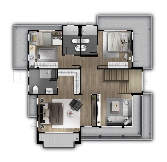 Centro Ramindra 109 : เดอะ เซนโทร รามอินทรา 109 - Floor Plan