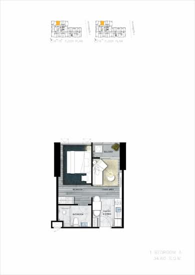 The Rich Ploenchit-Nana : เดอะริช เพลินจิต-นานา - Floor Plan