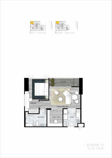 The Rich Ploenchit-Nana : เดอะริช เพลินจิต-นานา - Floor Plan