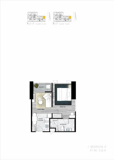 The Rich Ploenchit-Nana : เดอะริช เพลินจิต-นานา - Floor Plan